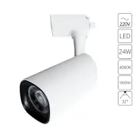 Трековый светильник Arte Lamp BARUT A4563PL-1WH