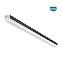 359111 OVER NT23 074 черный Светильник линейный, в комплекте прямой соединитель,крепёжные планки, сетевой кабель 2м IP20 LED 30W 4000K 100-265V BITS