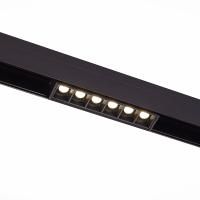 ST361.436.06 Магнитный трековый светильник Черный LED 1*6W 3000K 532Lm Ra>90 36° IP20 L115xW22xH44 4