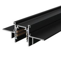 ST1004.439.12 Шинопровод магнитный встраиваемый под ГКЛ 12мм ST-Luce Черный L3000мм(заглушки в комп)