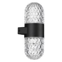 359296 STREET NT24 724 черный Светильник ландшафтный настенный IP65 LED 14W 4000K 175-265V ESTIMA