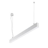 358879 OVER NT22 406 белый Светильник подвесной светодиодный (длина подвесов 1,2м) IP20 LED 4000K 30W вниз + 12W вверх 220V ITER
