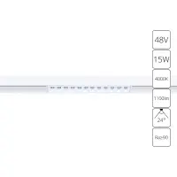 Магнитный трековый светильник Arte Lamp LINEA A4634PL-1WH