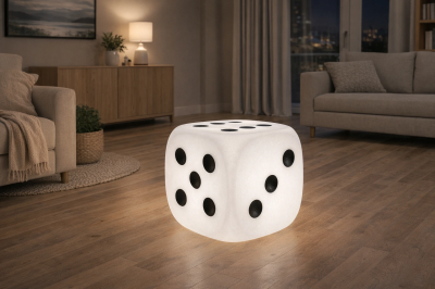 Светящийся куб-игральная кость Pavia H40 220V White