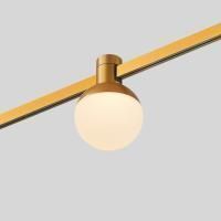 ST815.206.05 Магнитный трековый светильник FARM Золотистый LED 1*5W 3000K 89Lm Ra90 120 IP20 D75xH10