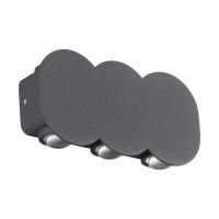 358560 STREET NT21 734 темно-серый Ландшафтный настенный светильник IP54 LED 4000K 6W 85-265V CALLE