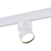 ST809.536.09 Магнитный трековый светильник Белый LED 1*9W 3000K 550Lm Ra>90 120° IP20 D85xH126 48V