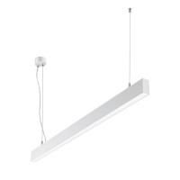 358877 OVER NT22 406 белый Светильник подвесной светодиодный (длина подвесов 1,2м) IP20 LED 4000K 40W вниз + 12W вверх 220V ITER