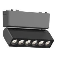 ST675.436.06 Магнитный трековый светильник Черный LED 1*6W 3000K 360Lm Ra>90 IP20 L122xW26xH80 48V