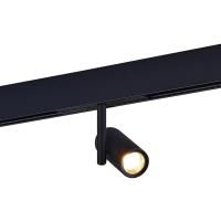 ST808.436.08 Магнитный трековый светильник Черный LED 1*8W 3000K 500Lm Ra>90 36° IP20 D42xH135 48VV