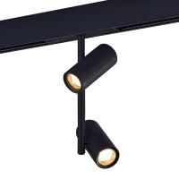 ST808.436.16 Магнитный трековый светильник Черный LED 1*16W 3000K 950Lm Ra>90 36° IP20 D45xH240 48VV