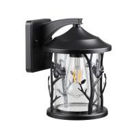 4963/1W NATURE ODL22 713 черный/стекло Ландшафтный настен.светильник E27 1*60W IP44 CUITA