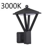 6655/15WL3 NATURE ODL25 673 черный/металл Уличный настенный светильник IP54 LED 15W (12W SMD LED + 3W COB LED) 3000K AC85-265V BEARITZ
