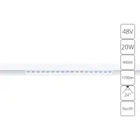 Магнитный трековый светильник Arte Lamp LINEA A4635PL-1WH