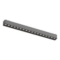 ST673.436.18 Магнитный трековый светильник Черный LED 1*18W 3000K 1 560Lm Ra>90 36° IP20 L338xW26xH2
