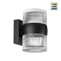 359718 STREET NT25 718 черный Светильник ландшафтный с переключателем цв. температуры IP65 LED 16W 100-240V 2700К/3200К/4000К ESTIMA