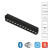 Магнитный трековый светильник Arte Lamp RAPID SMART A2954PL-1BK