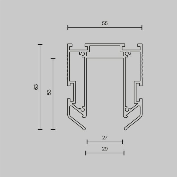 Профиль Technical TRA034MP-212S(N)