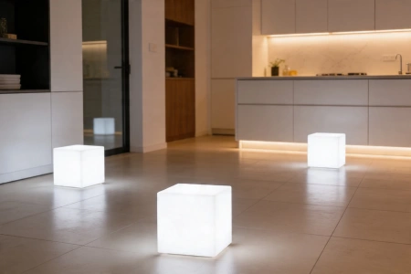 Светящийся LED куб Cube 30 см 220V White