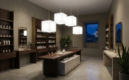 Подвесной LED куб 30 см 220V White