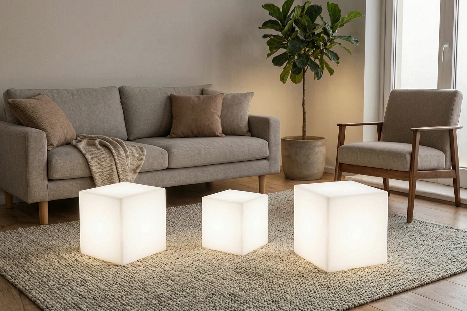 Светящийся LED куб Cube