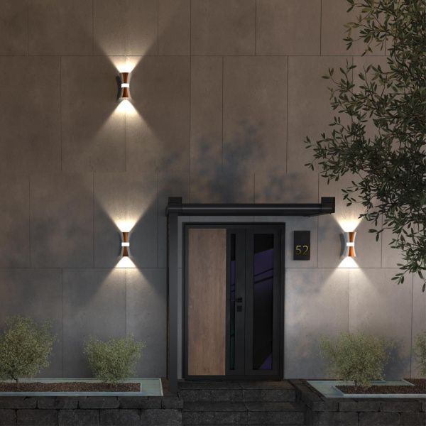 358937 STREET NT22 730 белый/золото Светильник ландшафтный светодиодный IP54 LED 4000К 12W 85-265V CALLE