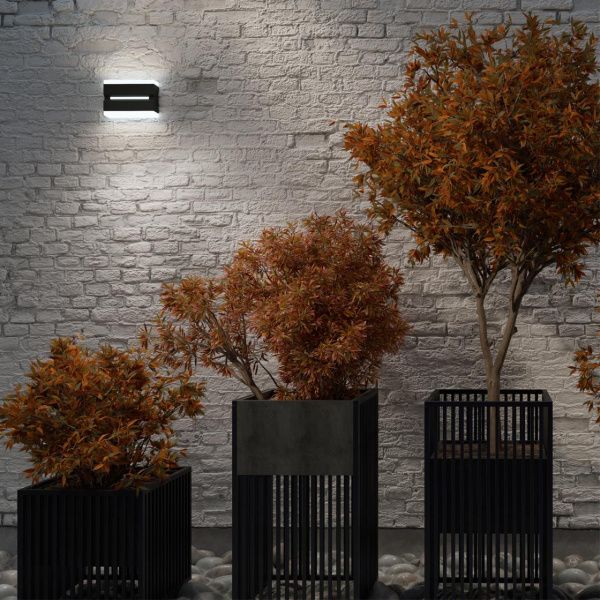 359196 STREET NT23 710 черный Светильник ландшафтный светодиодный IP54 LED 12W 220-240V 4000K 720Лм STRAIT
