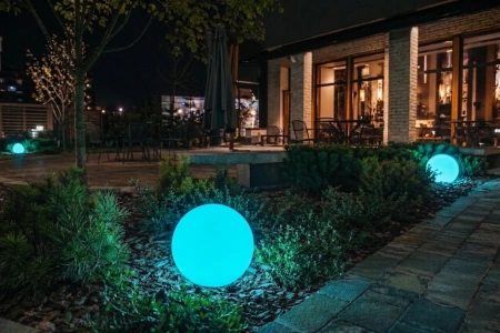 Уличный шар-светильник Moonlight 40 см RGB