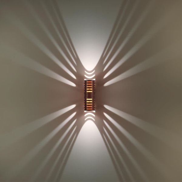 359539 STREET NT25 638 коричневый Светильник ландшафтный настенный IP65 LED 2*5W 3000К 100-240V NETZ