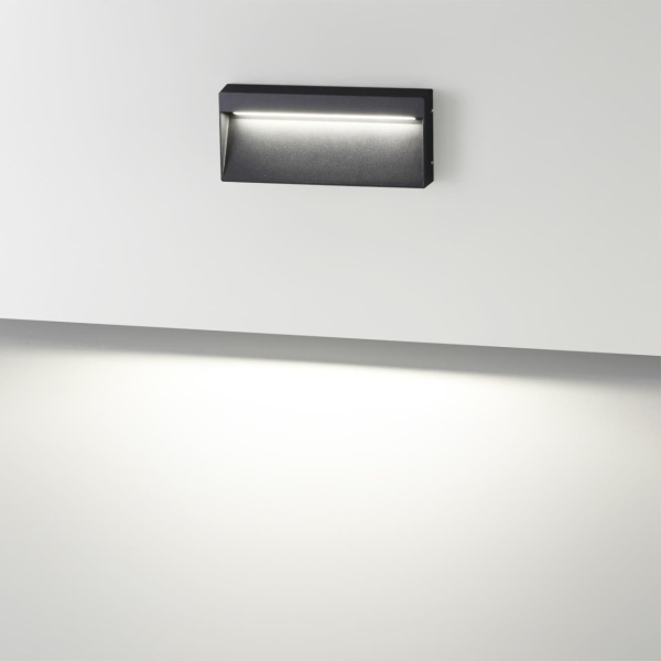 6649/5WL NATURE ODL24 000 черный/металл/акрил Подсветка для лестниц IP54 LED 5W 4000K 180° AC85-265V VITTY