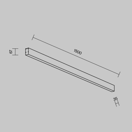 Линейный светильник Technical LL311046