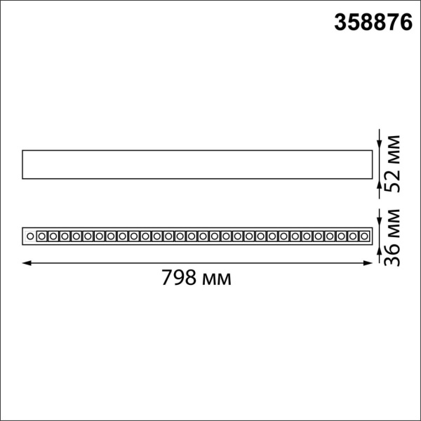 358876 OVER NT22 404 черный Светильник накладной/подвесной светодиодный (длина подвесов 1,2м) IP20 LED 4000K 30W 220V ITER