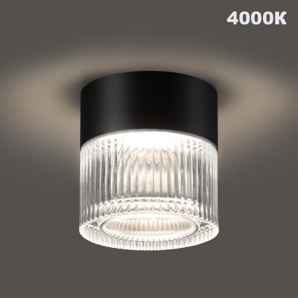 359716 STREET NT25 714 черный Светильник ландшафтный с переключ. цветовой температуры IP65 LED 12W 100-240V 2700К\3200К\4000К ESTIMA