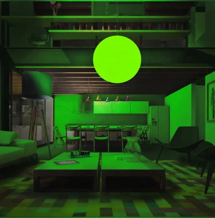 Подвесной шар-светильник Moonlight 60 см RGB