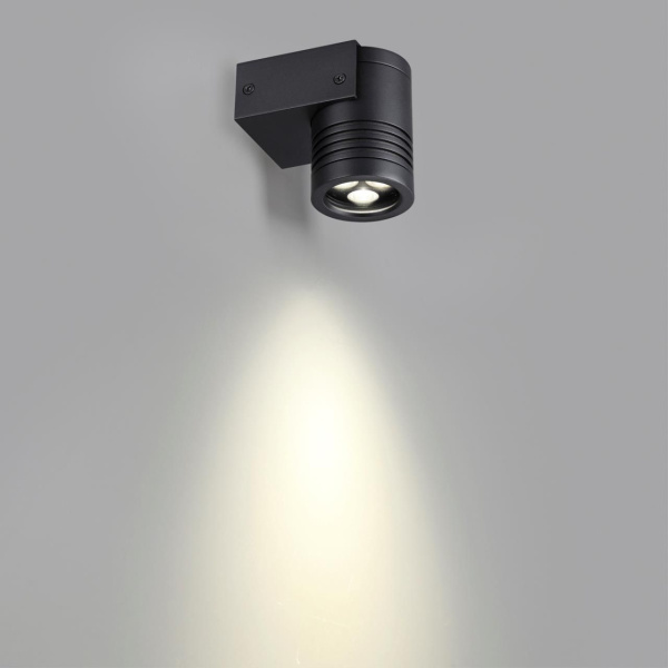 6648/6WL NATURE ODL24 000 черный/металл Фасадный светильник IP67 LED CREE 6W 4000K 30° AC85-265V STIMA