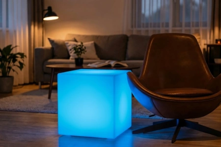 Светящийся LED куб Cube 75 см RGB Accum