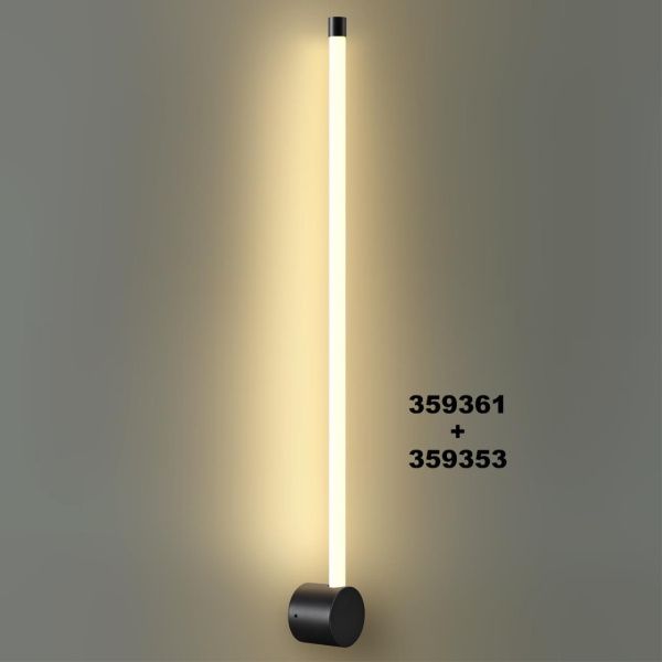 359353 KONST NT24 058 черный Светильник линейный светодиодный IP20 LED 10W 170-265V 3000K 944Лм VITZ