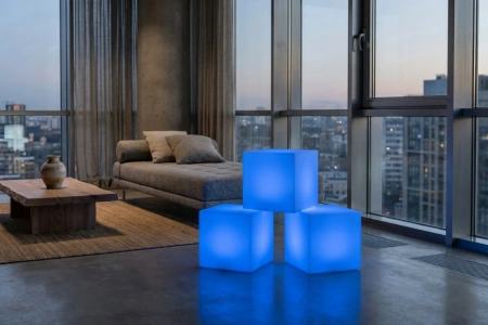 Светящийся LED куб Cube 40 см 220V RGB