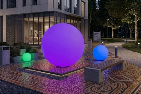 Уличный шар-светильник Moonlight 200 см RGB