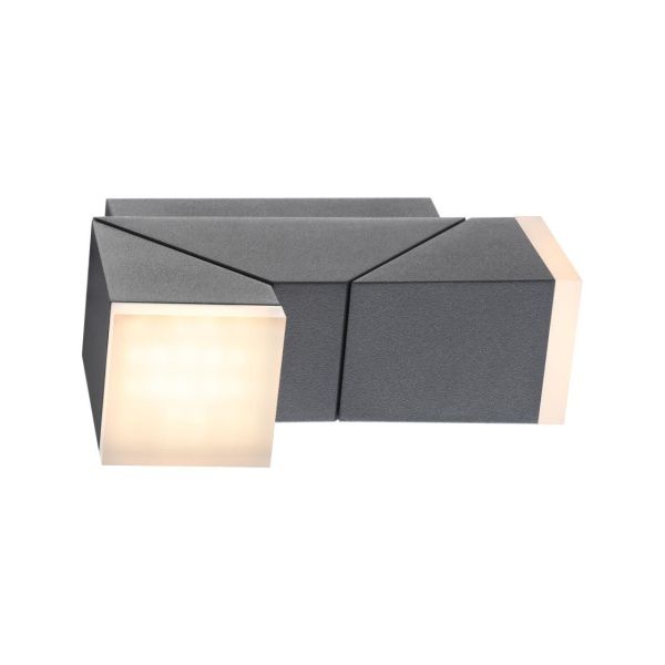 357829 STREET NT18 708 темно-серый Ландшафтный настенный светильник LED 3000К 12W 220-240V KAIMAS