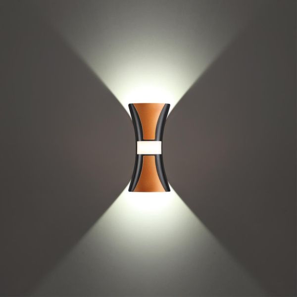358936 STREET NT22 730 черный/золото Светильник ландшафтный светодиодный IP54 LED 4000К 12W 85-265V CALLE