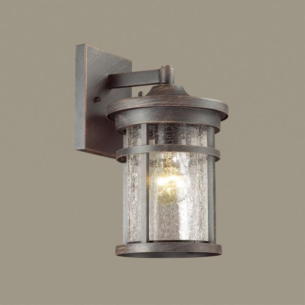 4044/1W NATURE ODL18 699 коричневый/патина Уличный настенный светильник IP44 E27 60W 220V VIRTA