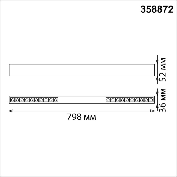 358872 OVER NT22 402 черный Светильник накладной/подвесной светодиодный (длина подвесов 1,2м) IP20 LED 4000K 30W 220V ITER