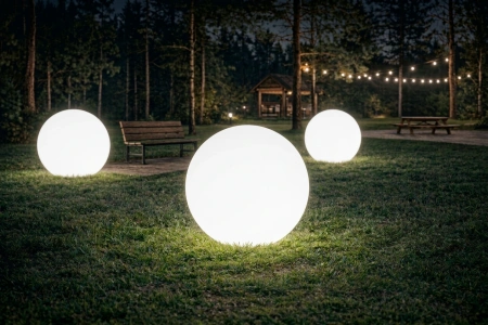 Уличный шар-светильник Moonlight 100 см white