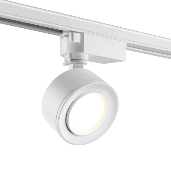 358943 PORT NT22 218 белый Светильник трековый однофазный трехжильный IP20 LED 4000К 15W 220V EDDY