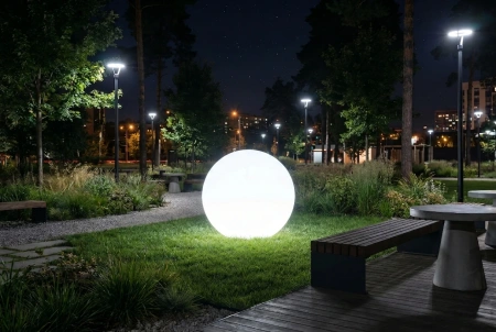 Уличный шар-светильник Moonlight 120 см white