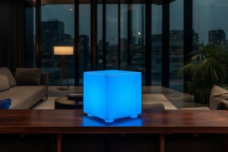 Светящийся LED куб Cube 20 см RGB Accum