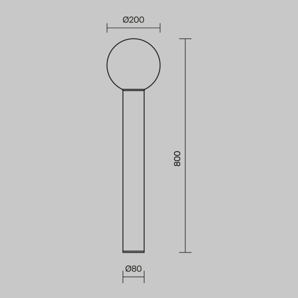 Ландшафтный светильник Outdoor O598FL-01B
