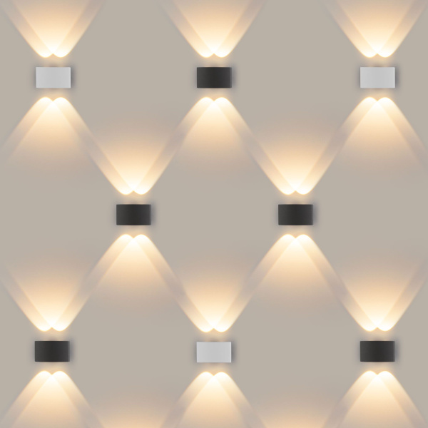 Пылевлагозащищенный светодиодный светильник Twinky Double серый IP54 1555 Techno LED серый