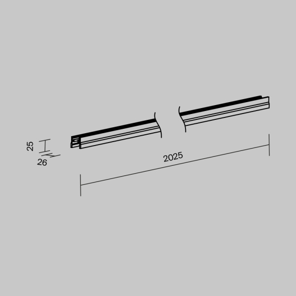 Профиль Outdoor O-TR001-P-B2M